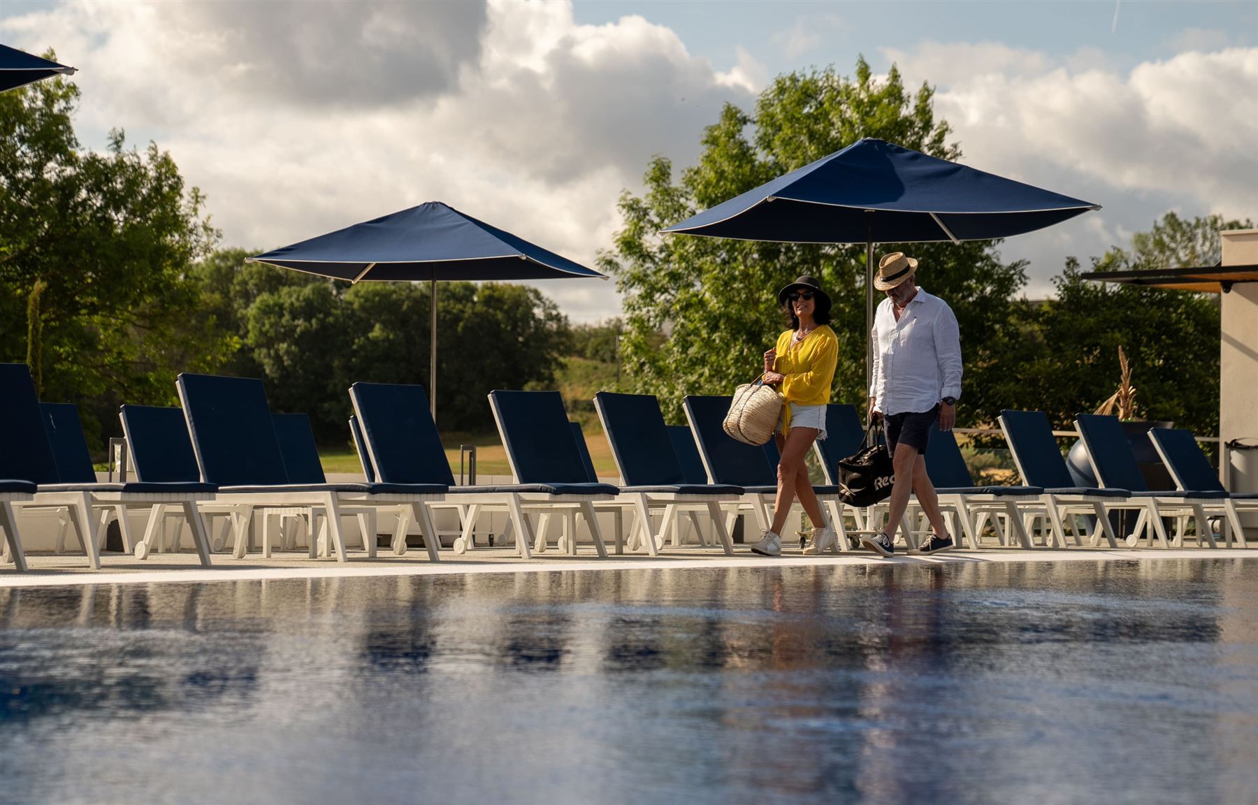 La piscine extérieure du Liberty Country Club